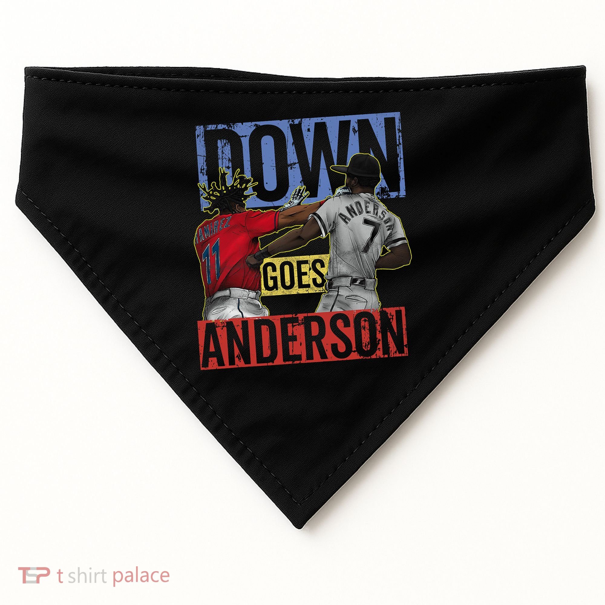 Meme Baseball Funny Down Goes Anderson USA-Made Doggie Bandana