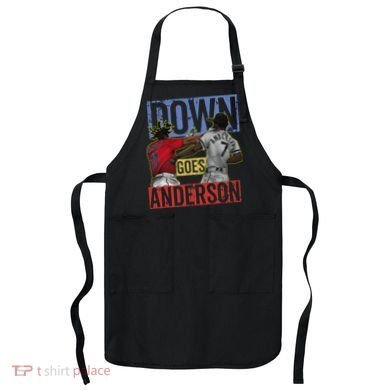 Meme Baseball Funny Down Goes Anderson Apron