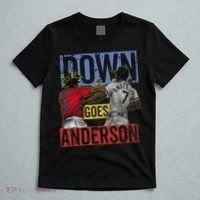 Meme Baseball Funny Down Goes Anderson T-Shirt thumb 5