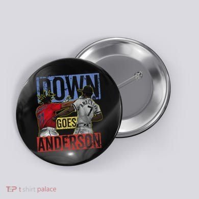 Meme Baseball Funny Down Goes Anderson Button