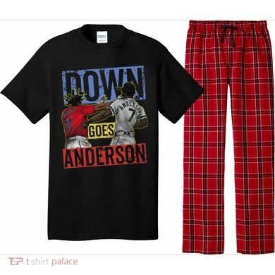 Meme Baseball Funny Down Goes Anderson Pajama Set
