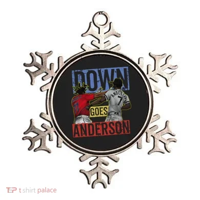 Meme Baseball Funny Down Goes Anderson Ornament