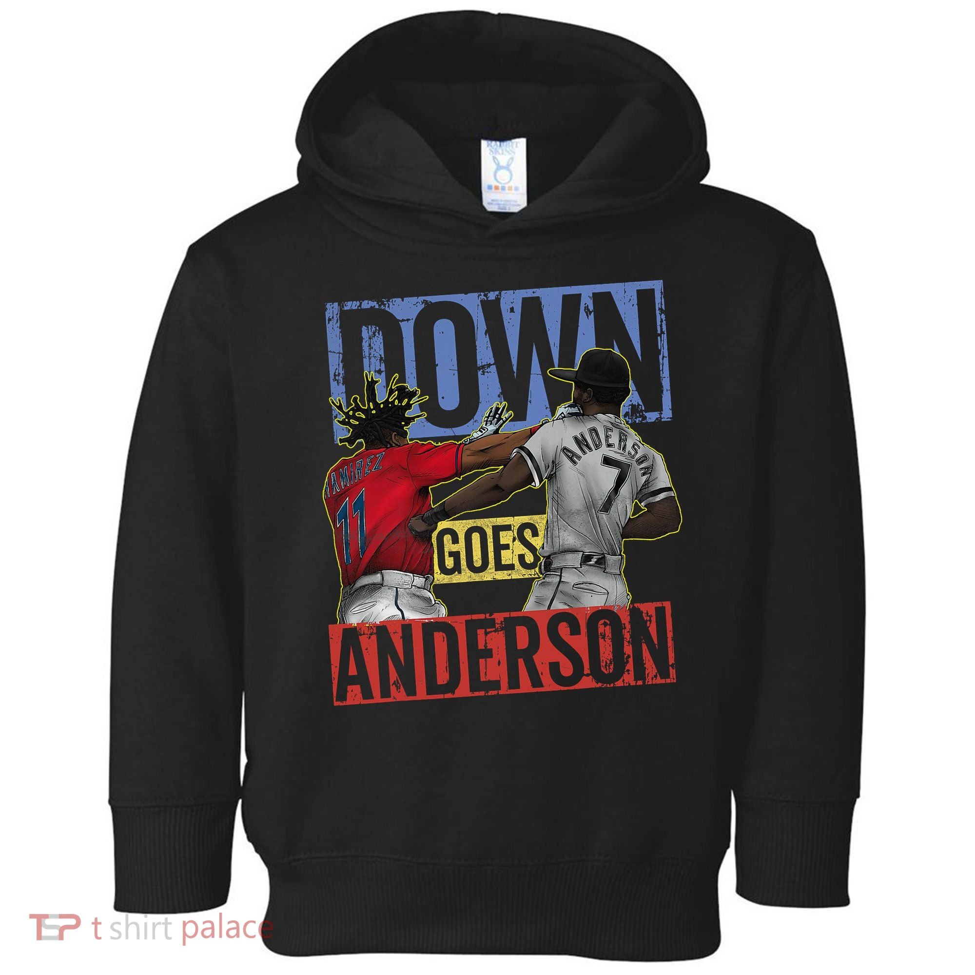 Meme Baseball Funny Down Goes Anderson Toddler Hoodie