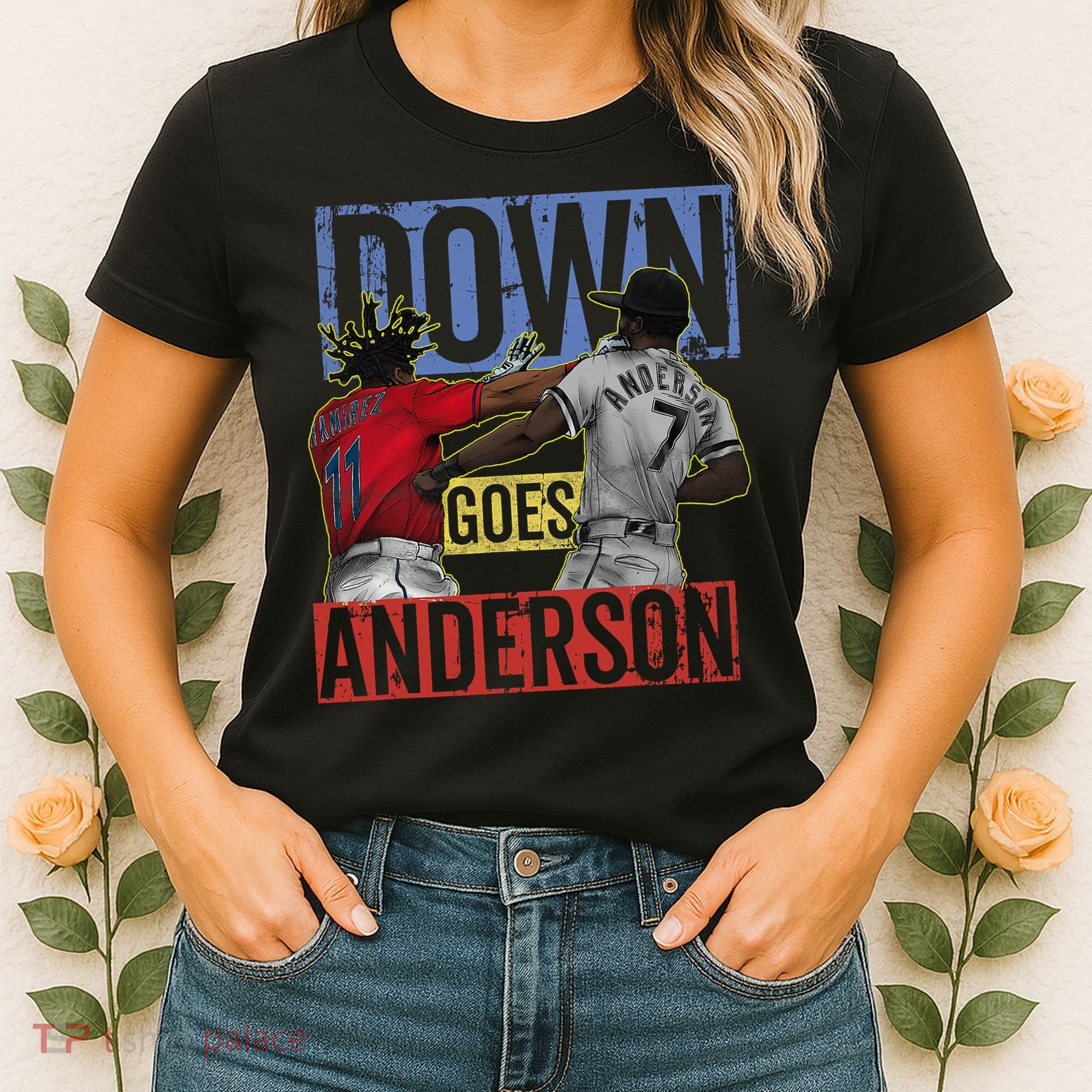 Meme Baseball Funny Down Goes Anderson Women's T-Shirt