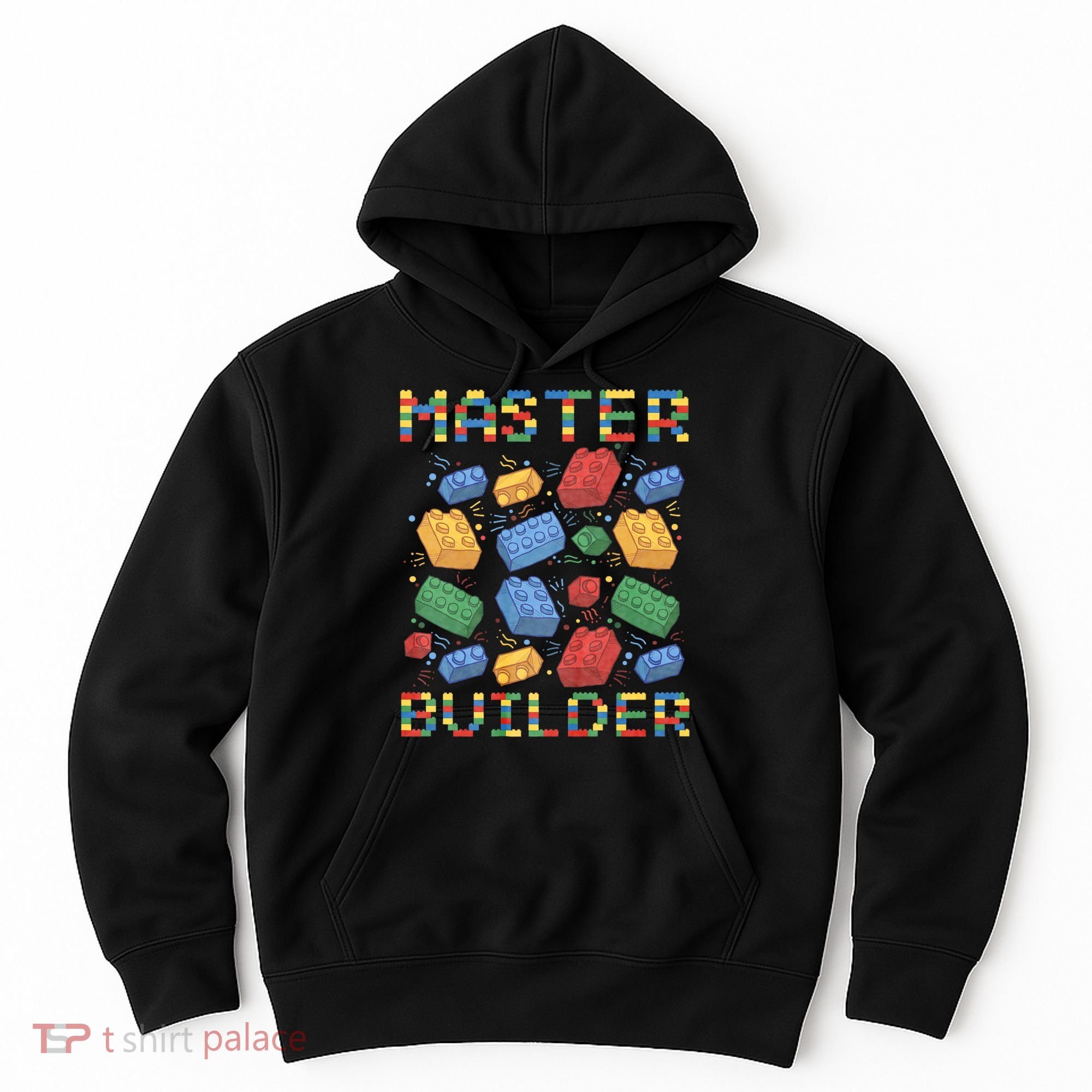 Master Builder Funny Building Blocks Gifts Hoodie