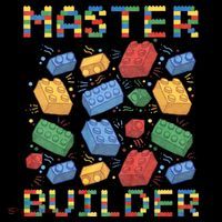 Master Builder Funny Building Blocks Gifts Bucket Hat thumb 4