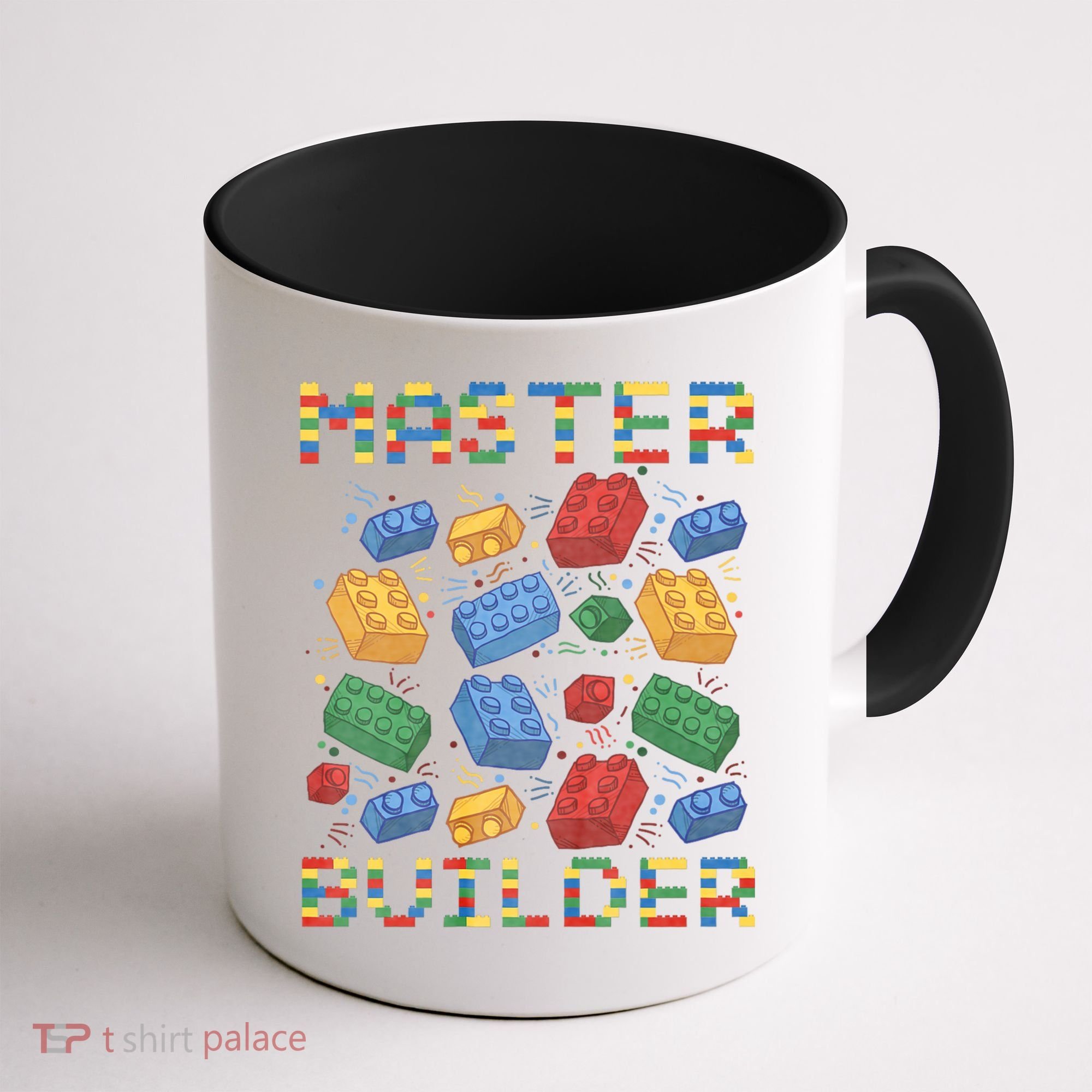 Master Builder Funny Building Blocks Gifts Coffee Mug