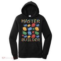Master Builder Funny Building Blocks Gifts Women's Hoodie thumb 0