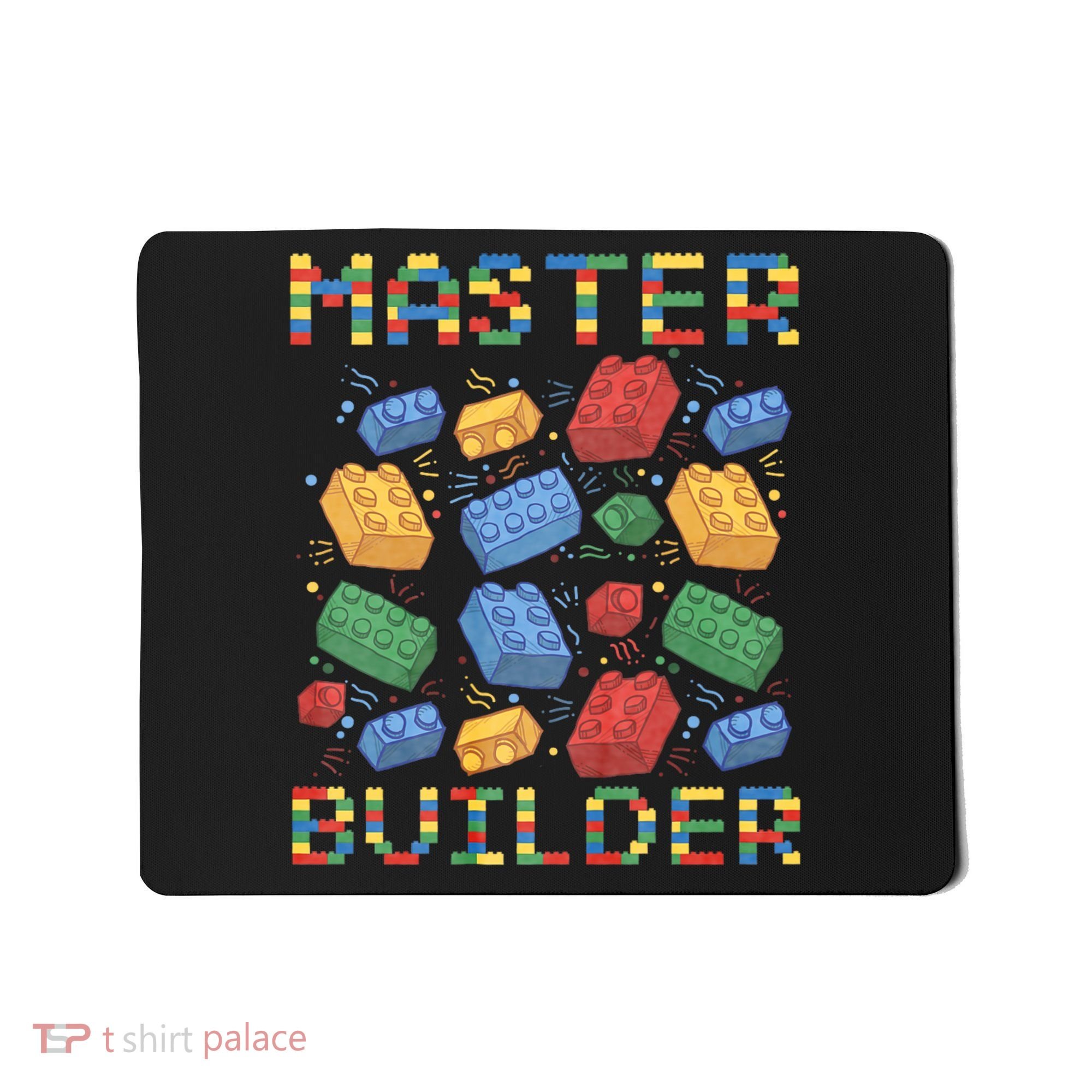 Master Builder Funny Building Blocks Gifts Mousepad