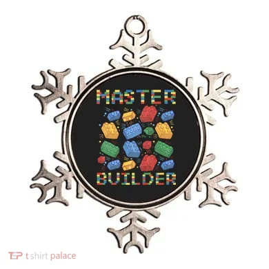 Master Builder Funny Building Blocks Gifts Ornament