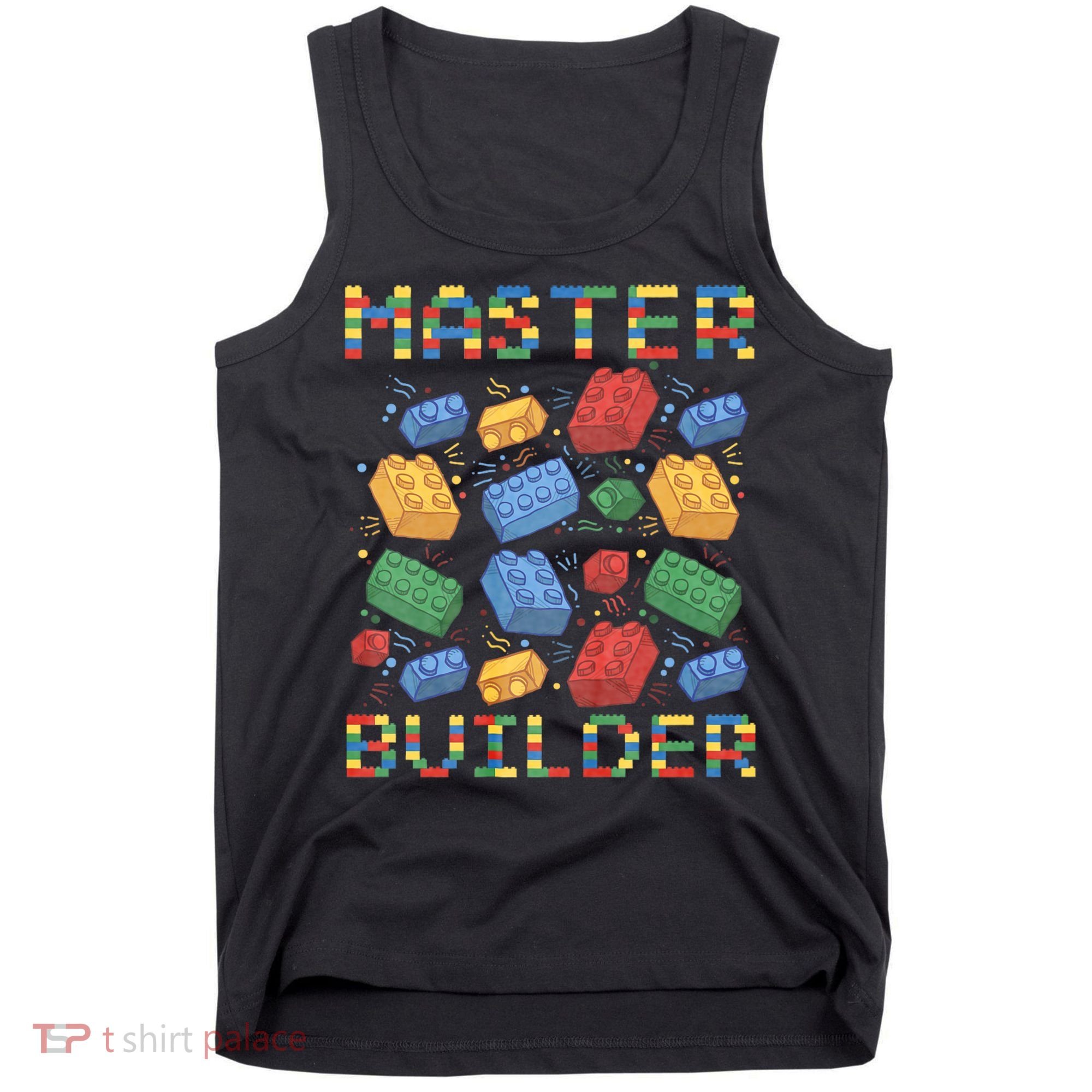 Master Builder Funny Building Blocks Gifts Tank Top