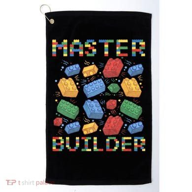 Master Builder Funny Building Blocks Gifts Golf Towel