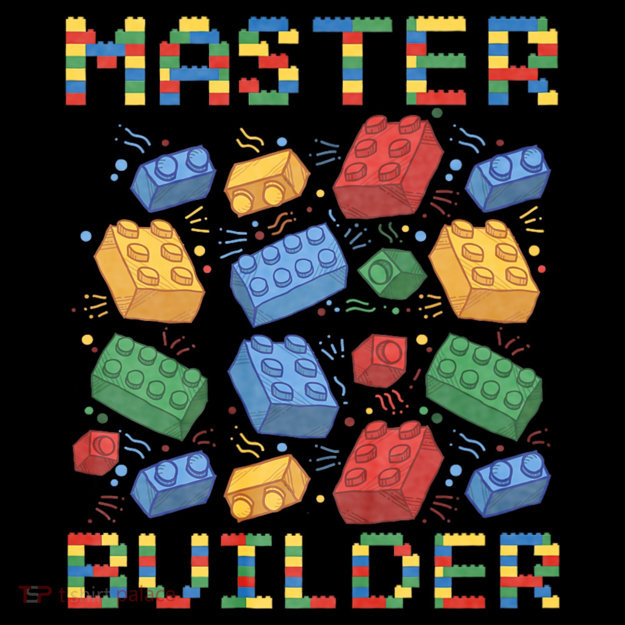 Master Builder Funny Building Blocks Gifts Women's T-Shirt