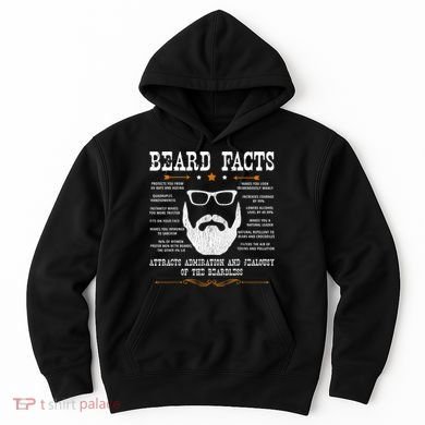 Mens Beard Facts Beard Lover Hoodie