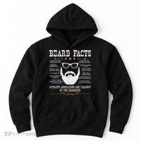 Mens Beard Facts Beard Lover Hoodie thumb 0