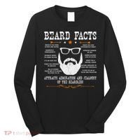 Mens Beard Facts Beard Lover Long Sleeve Shirt thumb 0