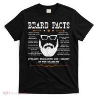Mens Beard Facts Beard Lover T-Shirt thumb 0