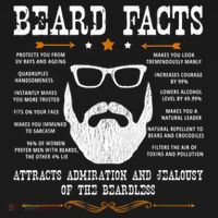 Mens Beard Facts Beard Lover T-Shirt thumb 7