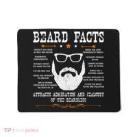 Mens Beard Facts Beard Lover Mousepad thumb 0