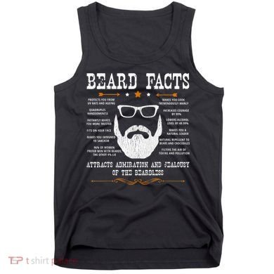 Mens Beard Facts Beard Lover Tank Top
