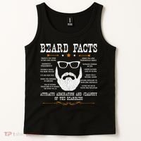 Mens Beard Facts Beard Lover Tank Top thumb 2