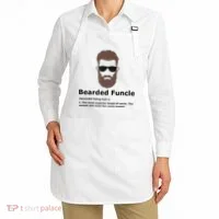 Mens Bearded Funcle Funny Uncle Definition Apron thumb 2