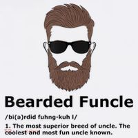 Mens Bearded Funcle Funny Uncle Definition Beanie thumb 2