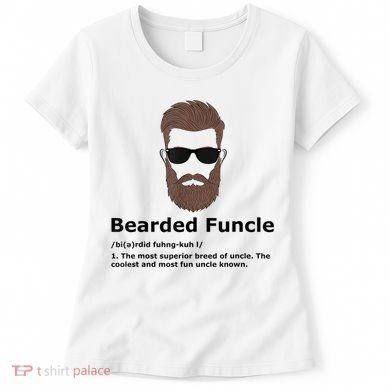 Mens Bearded Funcle Funny Uncle Definition Women's T-Shirt