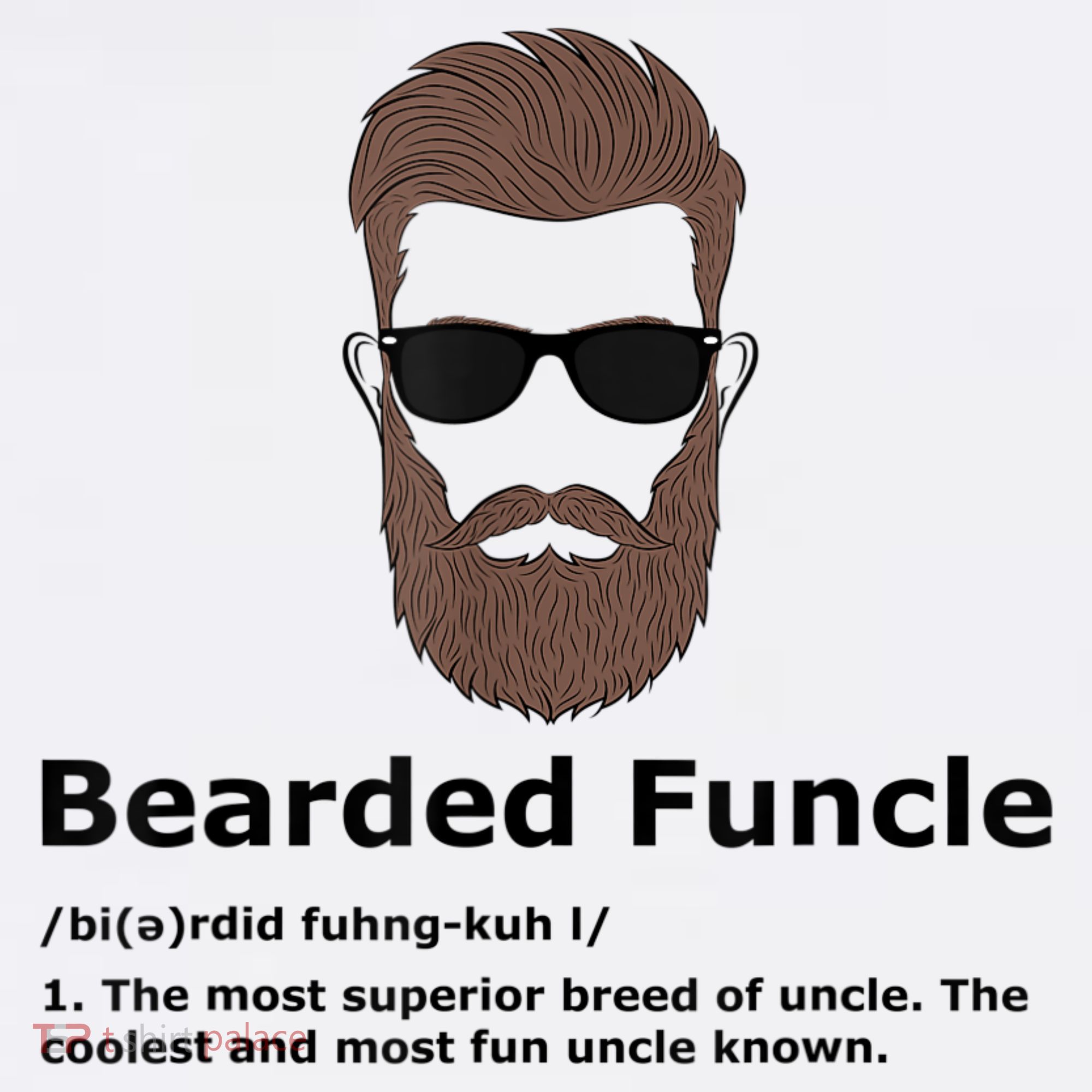 Mens Bearded Funcle Funny Uncle Definition Women's T-Shirt