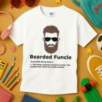 Mens Bearded Funcle Funny Uncle Definition Kids T-Shirt thumb 3