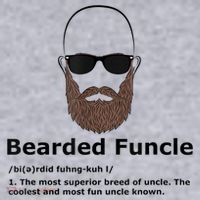 Mens Bearded Funcle Funny Bald Uncle Definition Women's Sweatshirt thumb 2