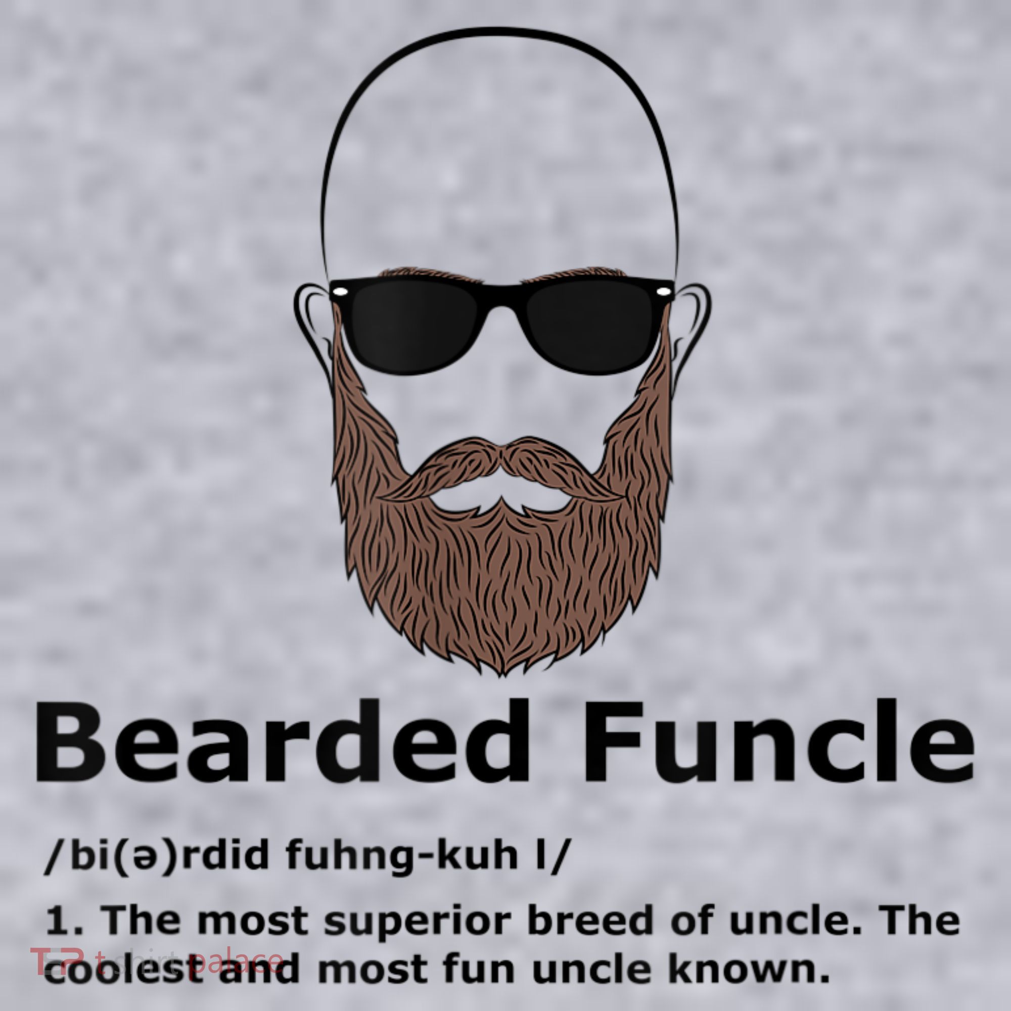Mens Bearded Funcle Funny Bald Uncle Definition Women's Sweatshirt