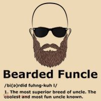 Mens Bearded Funcle Funny Bald Uncle Definition Tote Bag thumb 4