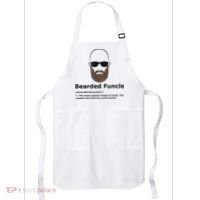 Mens Bearded Funcle Funny Bald Uncle Definition Apron thumb 0