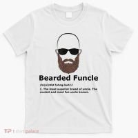 Mens Bearded Funcle Funny Bald Uncle Definition T-Shirt thumb 0