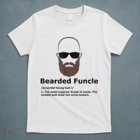 Mens Bearded Funcle Funny Bald Uncle Definition T-Shirt thumb 5