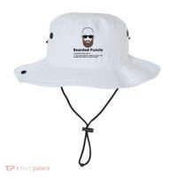 Mens Bearded Funcle Funny Bald Uncle Definition Bucket Hat thumb 0