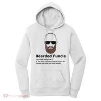 Mens Bearded Funcle Funny Bald Uncle Definition Women's Hoodie thumb 0