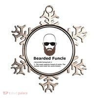 Mens Bearded Funcle Funny Bald Uncle Definition Ornament thumb 0