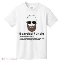 Mens Bearded Funcle Funny Bald Uncle Definition Kids T-Shirt thumb 0