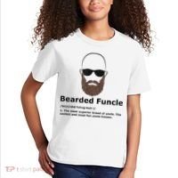 Mens Bearded Funcle Funny Bald Uncle Definition Kids T-Shirt thumb 2
