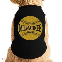 Milwaukee Baseball Fan Doggie Tank thumb 0