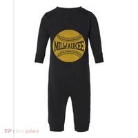Milwaukee Baseball Fan Infant Fleece One Piece thumb 0