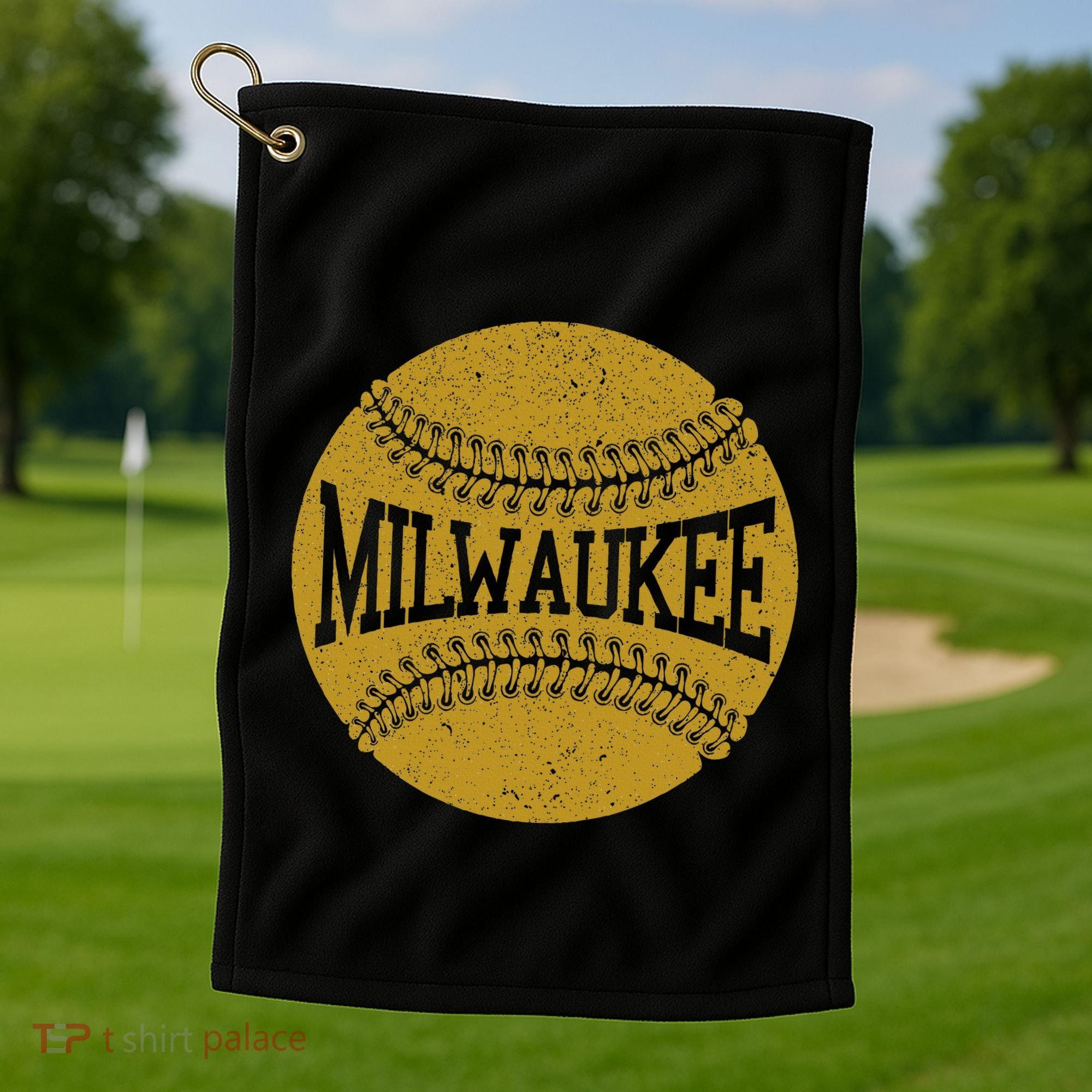 Milwaukee Baseball Fan Golf Towel
