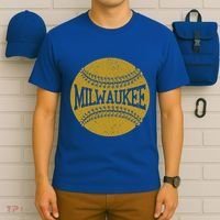 Milwaukee Baseball Fan T-Shirt thumb 6