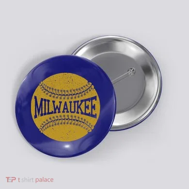 Milwaukee Baseball Fan Button