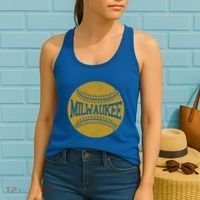 Milwaukee Baseball Fan Women's Tank Top thumb 2