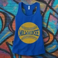 Milwaukee Baseball Fan Women's Tank Top thumb 3