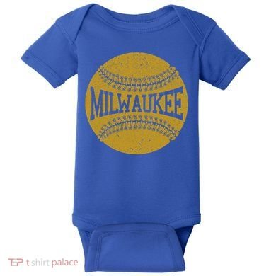 Milwaukee Baseball Fan Baby Bodysuit