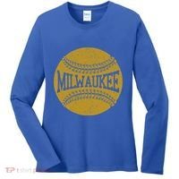 Milwaukee Baseball Fan Women's Long Sleeve Shirt thumb 0